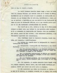 Archivo Hist�rico Ceremonia de instalaci�n del Consejo 1939