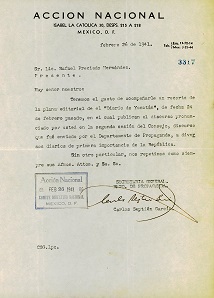 Archivo Hist�rico  Rafael Preciado Hern�ndez 1941
